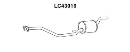 Veneporte LC43016 Muffler assy front