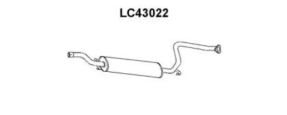 Veneporte LC43022 Muffler assy front