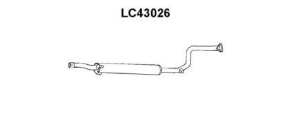 Veneporte LC43026 Muffler assy front