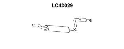 Veneporte LC43029 Muffler assy front