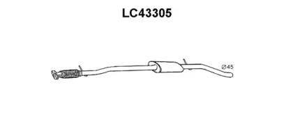Veneporte LC43305 Muffler assy front Veneporte LC43305 Muffler assy front