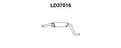Veneporte LD37016 Muffler assy front Veneporte LD37016 Muffler assy front