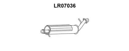 Veneporte LR07036 Muffler assy front Veneporte LR07036 Muffler assy front