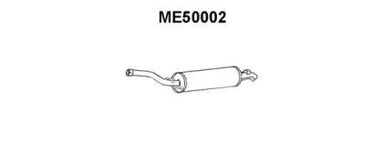 Veneporte ME50002 Глушник вихлопних газів кінцевий Veneporte ME50002 Глушник вихлопних газів кінцевий