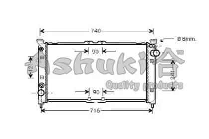 Ashuki M559-04 Радіатор