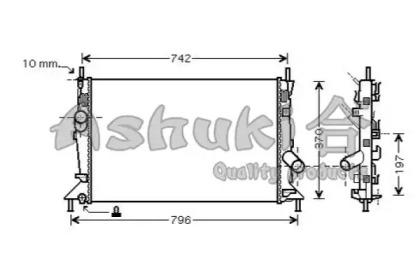 Ashuki M559-05 Радіатор
