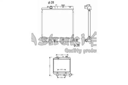Ashuki M559-79 Радіатор охолодження двигуна