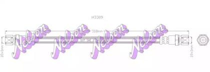 Brovex-Nelson H3309 Hose assy brake