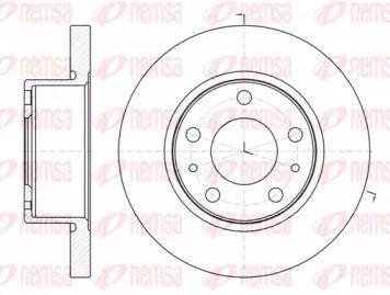 Kawe 61007 00 Диск гальмівний Kawe 61007 00 Диск гальмівний