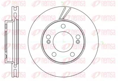 Kawe 61040 10 Диск гальмівний