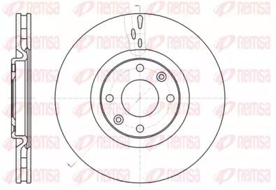 Kawe 61059 10 Диск гальмівний Kawe 61059 10 Диск гальмівний
