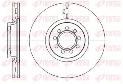 Kawe 61061 10 Brake disc Kawe 61061 10 Brake disc