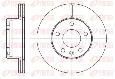 Kawe 61063 10 Brake disc