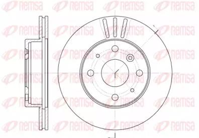 Kawe 61095 10 Brake disc Kawe 61095 10 Brake disc