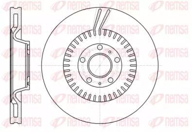 Kawe 61154 10 Brake disc