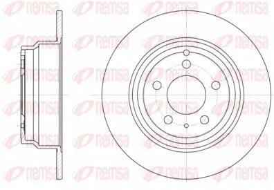 Kawe 64.1100 Brake disc
