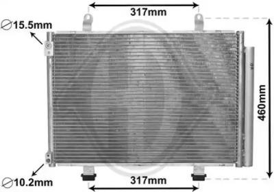 Diederichs DCC1795 Випаровувач кондиціонера Diederichs DCC1795 Випаровувач кондиціонера
