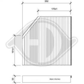 Diederichs DCI1212 Фільтр салону
