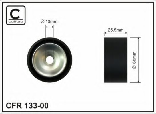 Caffaro 133-00 Ролик натяжной — Фото №2 Caffaro 133-00 Ролик натяжной — Фото №2