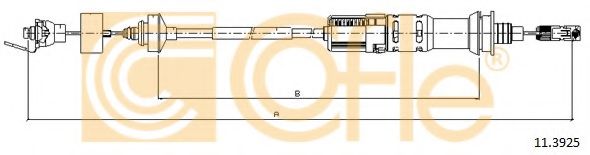 Cofle 11.3925 Трос зчеплення — Фото №3 Cofle 11.3925 Трос зчеплення — Фото №3