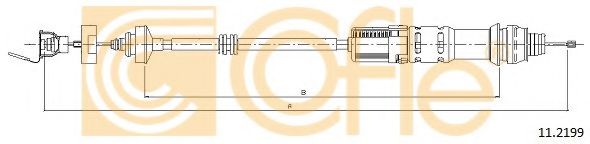 Cofle 11.2199 Трос сцепления — Photo #2 Cofle 11.2199 Трос сцепления — Photo #2