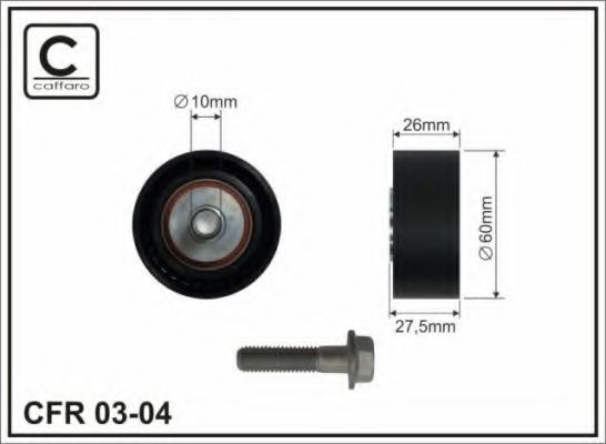 Caffaro 03-04 Ролик натяжной — Photo #2