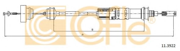 Cofle 11.3922 Трос сцепления — Photo #2