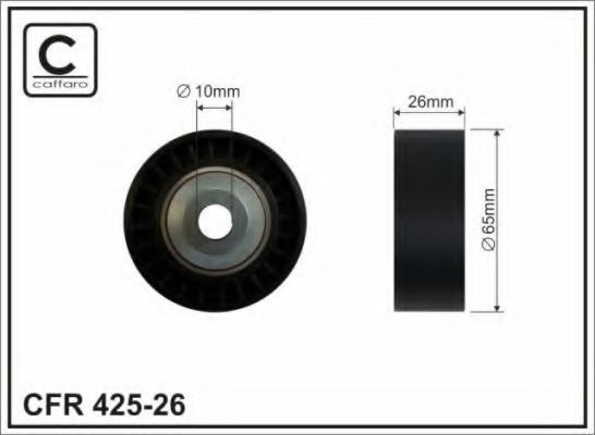 Caffaro 425-26 Ролик натяжний ременя ГРМ — Фото №2