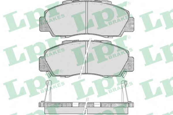 LPR 05P472 Brake pads