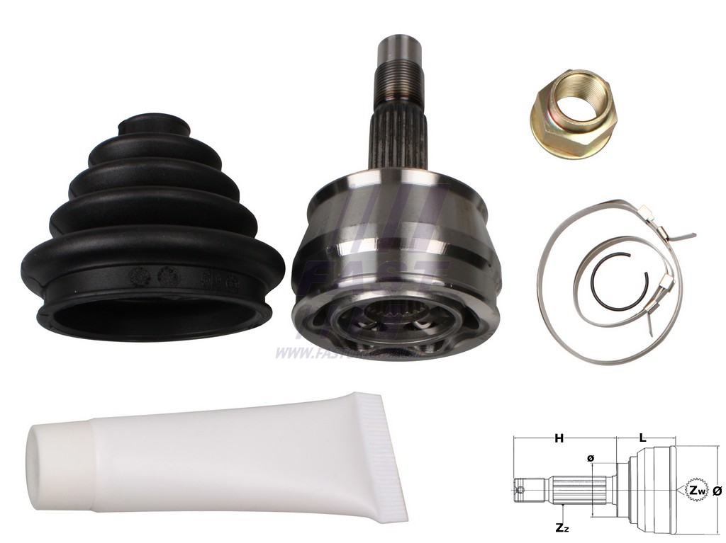 Fast FT25055K Шрус