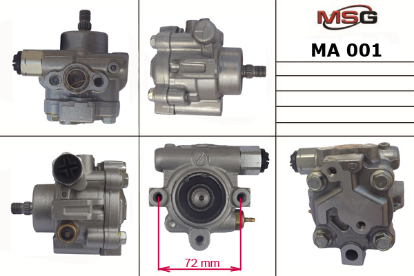 MSG MA 001 Steering pump