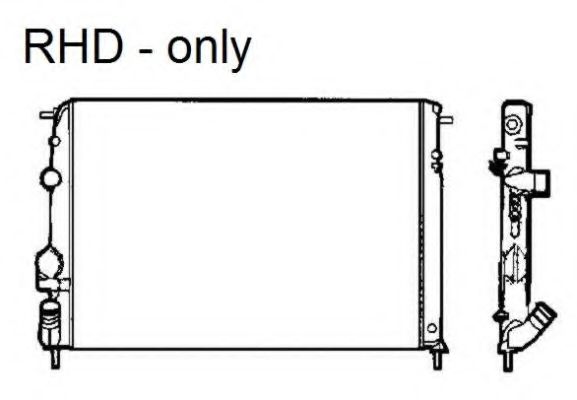 NRF 58325 Радиатор охлаждения двигателя — Фото №6 NRF 58325 Радиатор охлаждения двигателя — Фото №6
