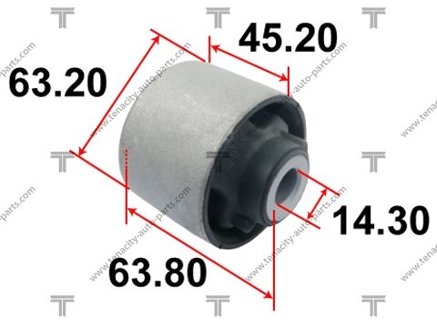 Tenacity AAMMA1061 Bushing suspension arm
