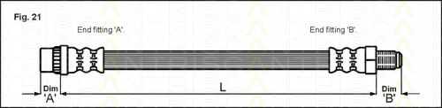 Triscan 815028117 Hose assy brake — Photo #2