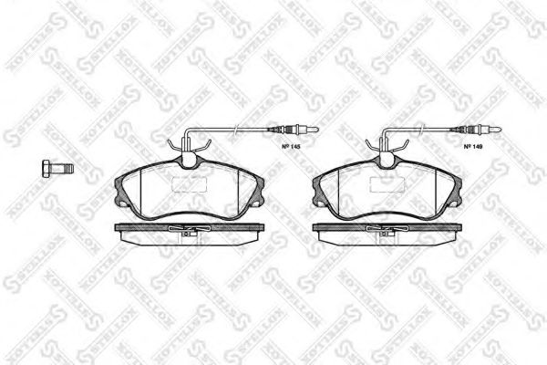 Stellox 645 004B-SX Brake pads