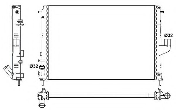 NRF 53092 Радіатор — Photo #6 NRF 53092 Радіатор — Photo #6