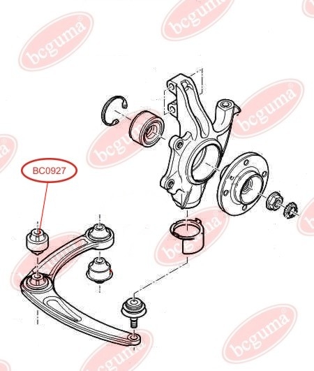 BC-Guma BC0927 Bushing suspension arm — Photo #2 BC-Guma BC0927 Bushing suspension arm — Photo #2