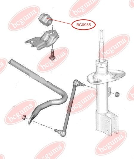 BC-Guma BC0935 Bushing stabilizer — Photo #2 BC-Guma BC0935 Bushing stabilizer — Photo #2