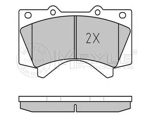 Meyle 0252438618W Brake pads — Photo #3 Meyle 0252438618W Brake pads — Photo #3