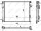 NRF 58332 Радіатор охолодження двигуна — Фото №1 NRF 58332 Радіатор охолодження двигуна — Фото №1