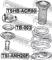 Febest TSI-ANH20F Прокладка пружини підвіски — Фото №2 Febest TSI-ANH20F Прокладка пружини підвіски — Фото №2