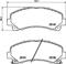 Hella 8DB 355 020-171 Brake pads — Photo #1 Hella 8DB 355 020-171 Brake pads — Photo #1