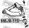 Febest MBJB515 Joint assy suspension — Photo #2