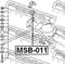 Febest MSB-011 Bushing stabilizer — Photo #2 Febest MSB-011 Bushing stabilizer — Photo #2
