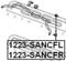 Febest 1223SANCFL Link stabilizer — Фото №2