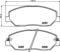Hella 8DB 355 012-371 Brake pads — Photo #5 Hella 8DB 355 012-371 Brake pads — Photo #5