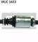 SKF VKJC 1653 Drive shaft assy — Фото №3