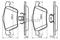 Bosch 0 986 494 158 Brake pads — Photo #1 Bosch 0 986 494 158 Brake pads — Photo #1