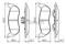 Bosch 0 986 494 419 Brake pads — Фото №1