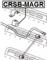 Febest CRSB-MAGR Bushing stabilizer — Photo #2 Febest CRSB-MAGR Bushing stabilizer — Photo #2